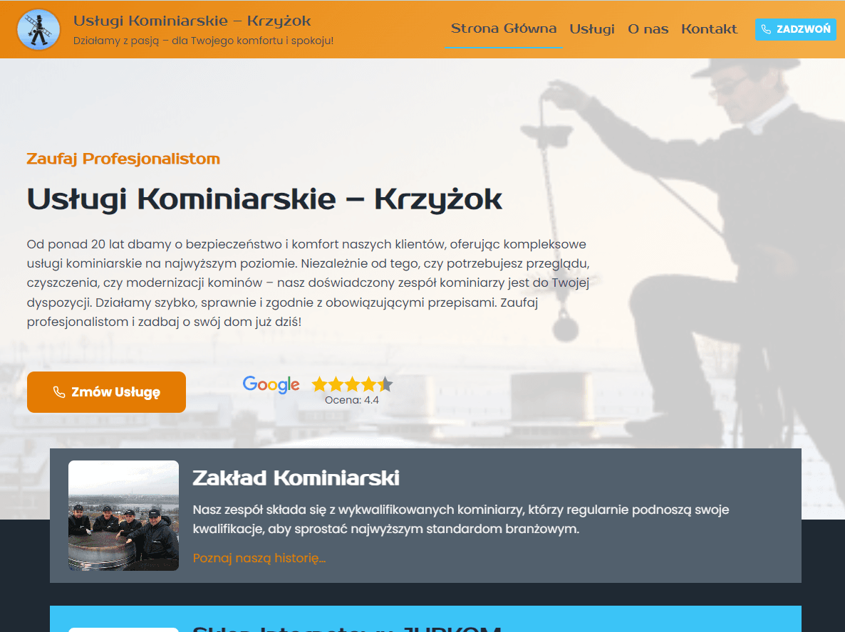 Strona internetowa jurkom.pl